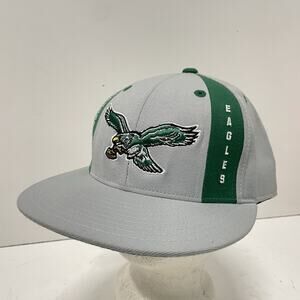 Philadelphia Eagles Hat Mitchell & Ness Vintage Collection Fitted Cap 7 1/2 Gray